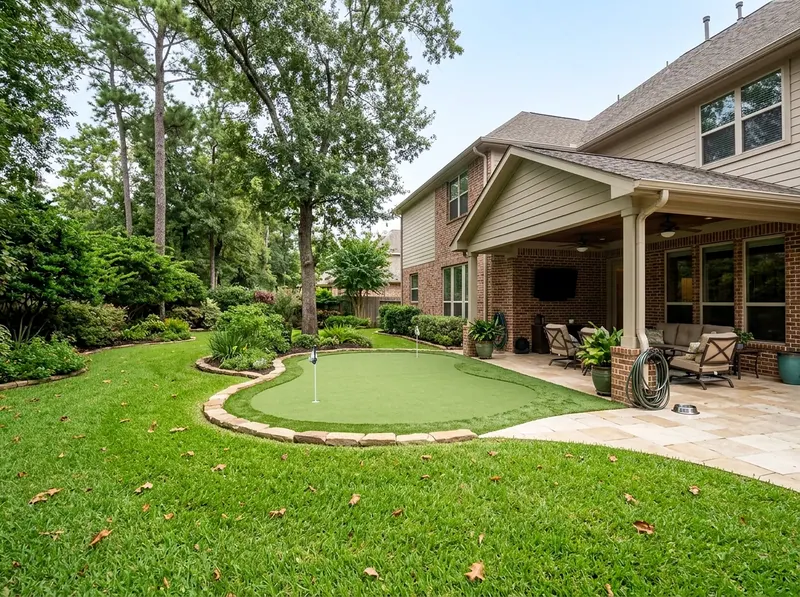 200 sq ft Limestone Contoured green Luxury Resort putting green